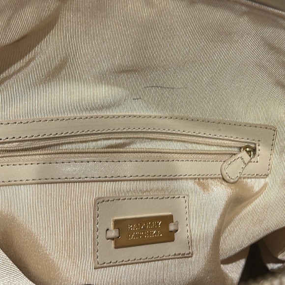 BADGLEY MISCHKA cream color travel tote bag - Picture 9 of 16